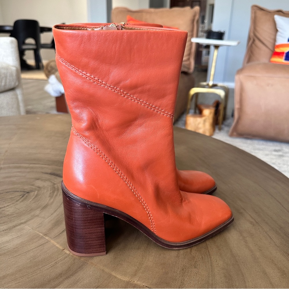 FRANCO SARTO STEVIE BOOTS NWOT LEATHER SIZE 9
